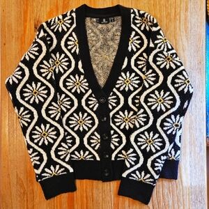 Volcom Daisy Cardigan 💛🖤🤍